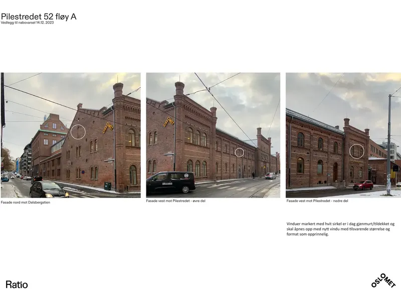 Fasade fra byggesøknad