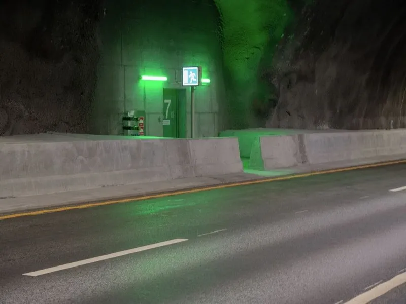 Bygning over tunnelramper påvirker sikkerheten i tunnelsystemet.