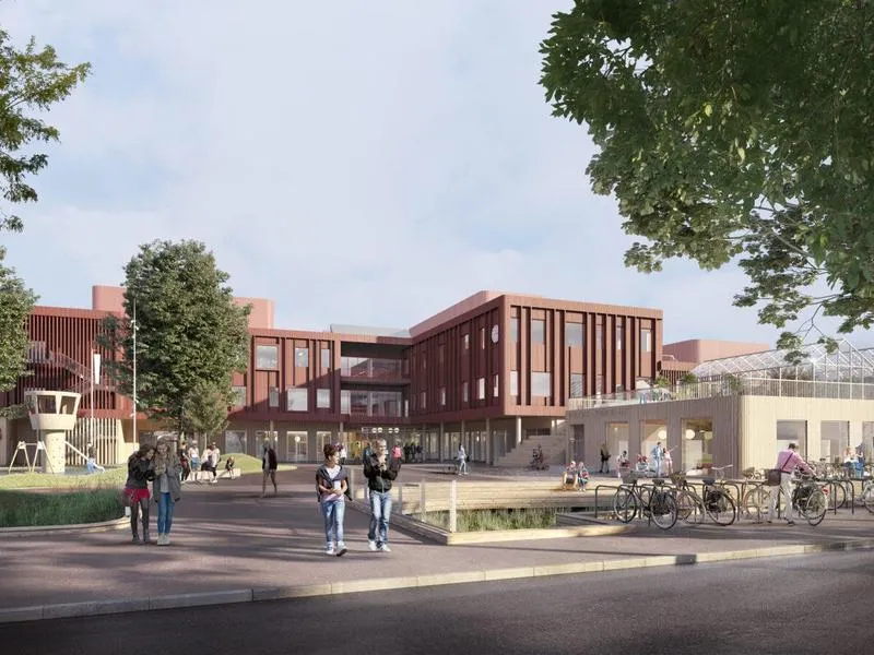 Arkitema - fasade skole