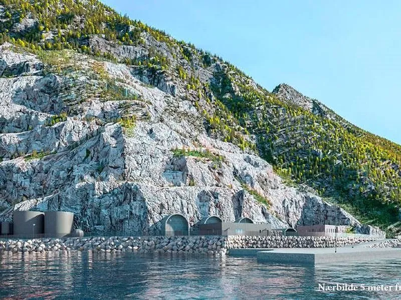 Oppdrettsanlegg i Raudbergvika i Fjord kommune.