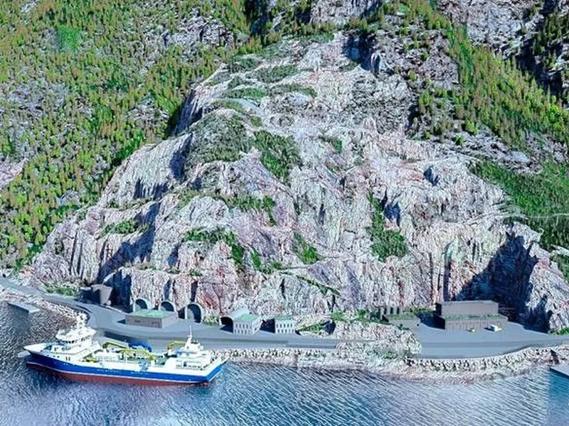 Oppdrettsanlegg i Raudbergvika i Fjord kommune
