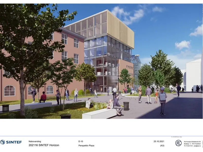 Perspektiv fra byggesøknad