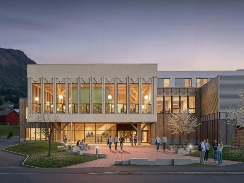 Ørsta KKS. Illustrasjon: Arkitekt Pir2.