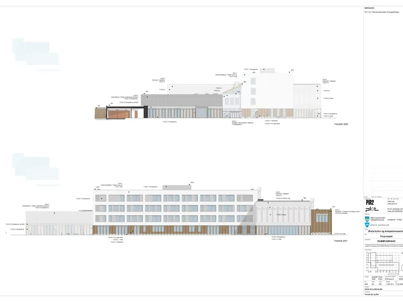 Fasade fra byggesøknad