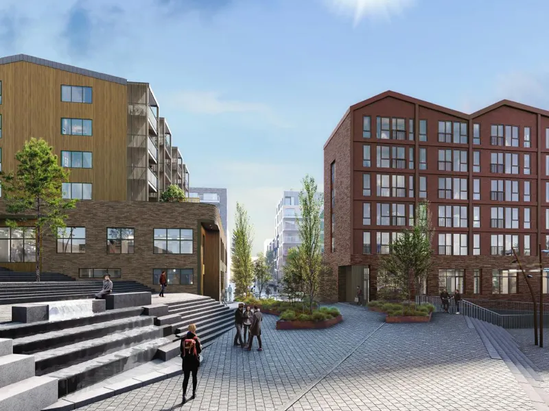 Fasade fra byggesøknad