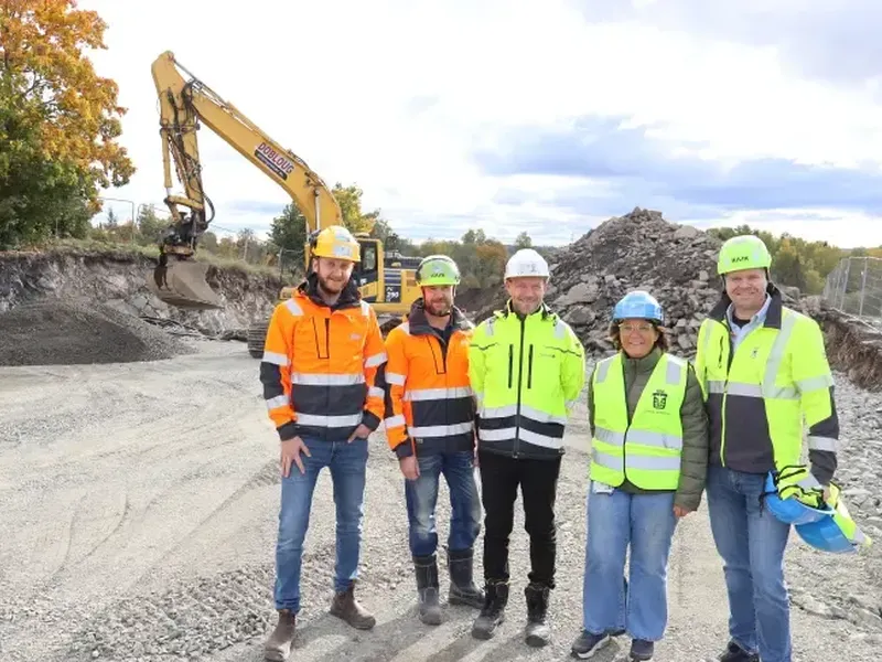 Hamar kommune bygger ny barnehage på Ridabu med Ø. M. Fjeld som totalentreprenør.