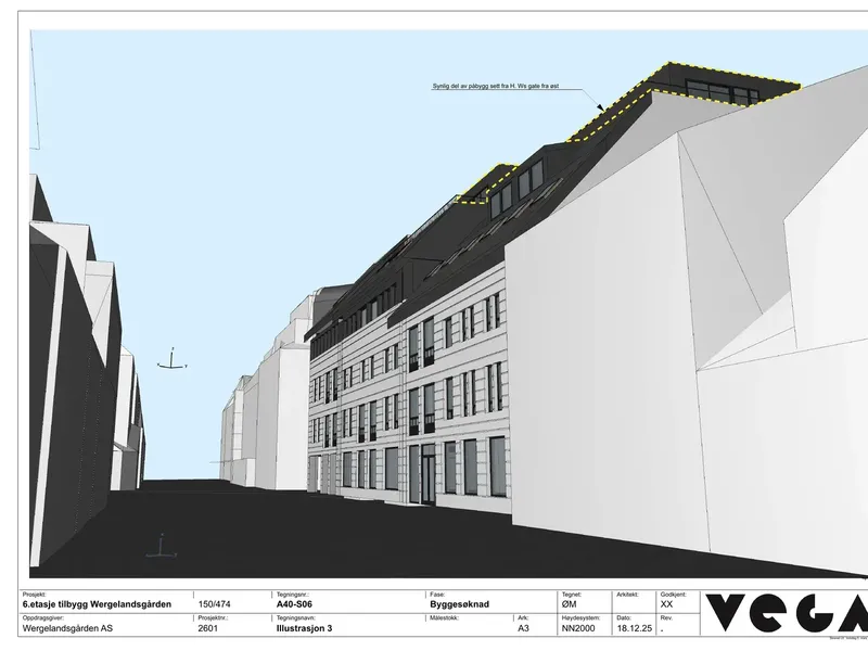 Illustrasjon fra byggesøknad