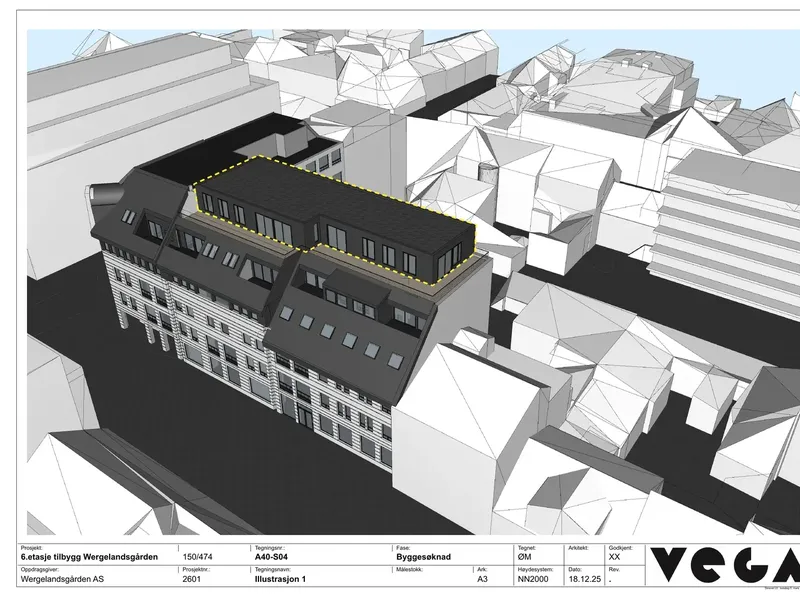 Illustrasjon fra byggesøknad