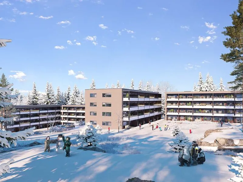 Nærområdet er perfekt for den turglade med flott natur rett utenfor inngangsdøren. Illustrasjon: WEC360