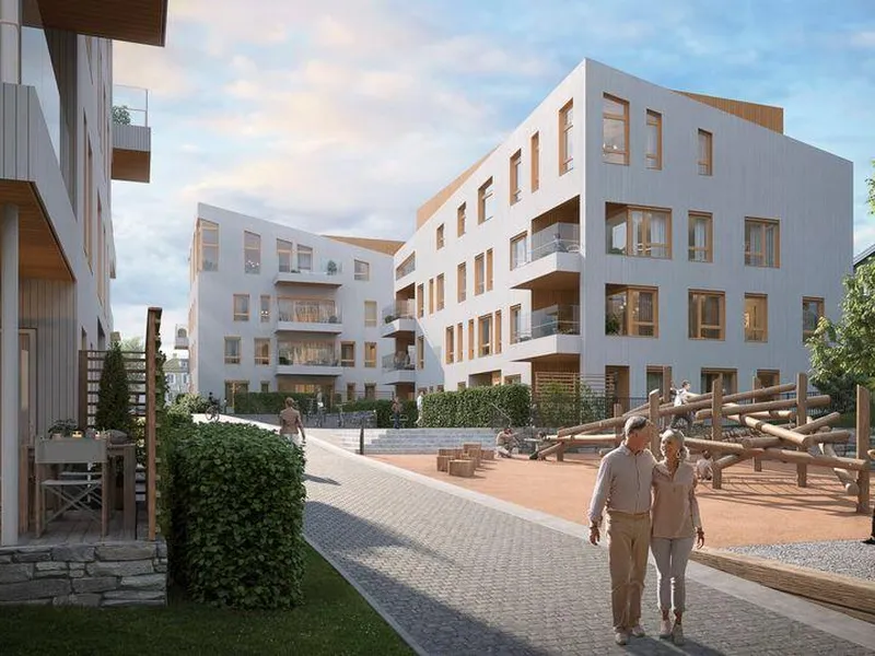 Perlen Asker er tegnet av 4B arkitekter