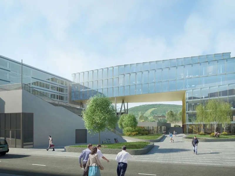 Portalen Union Drammen. Ill. Lund+Slaatto Arkitekter