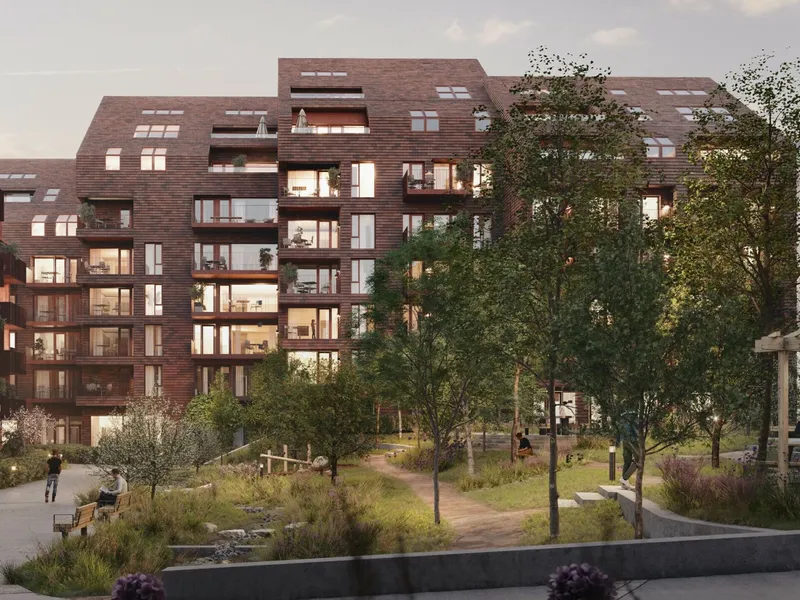 Poulssons Kvarter. Arkitekt: Add Arkitekter.
