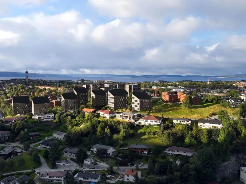 Powerhouse-prosjektet på Moholt i Trondheim, som Snøhetta, Skanska og Sit har inngått samarbeid om å utvikle og bygge.. Illustrasjon: Prolog/ Snøhetta
