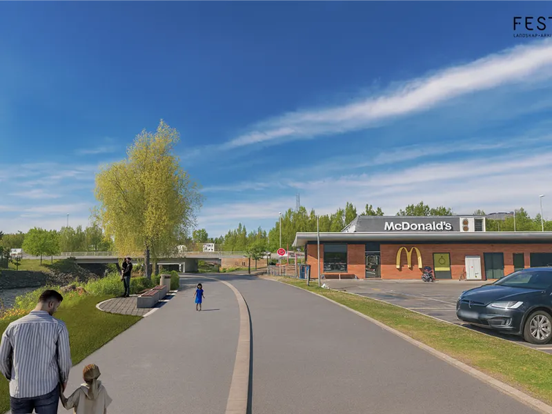 Illustrasjoner Elvegata  - Klikk for stort bilde