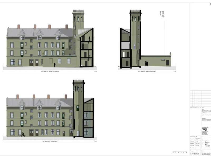Fasade fra byggesøknad