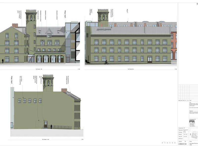 Fasade fra byggesøknad