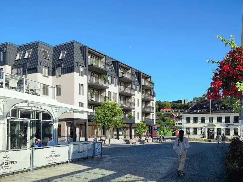 Perspektiv fra byggesøknad