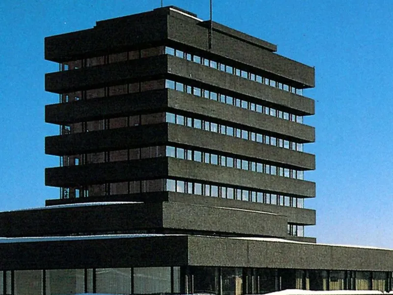 AF Gruppen skal rehabilitere Asker rådhus.. Foto: Lund+Slaatto Arkitekter