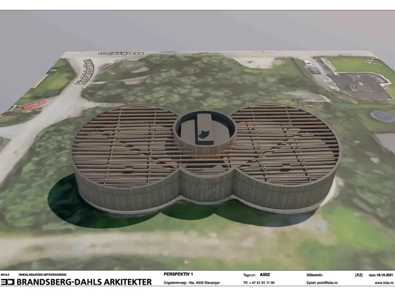 Perspektiv fra byggesøknad