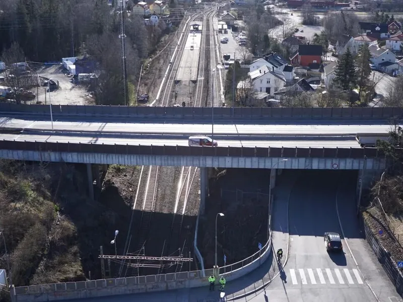 Høybråtenveien bru før arbeidene startet. Foto: Statens vegvesen.