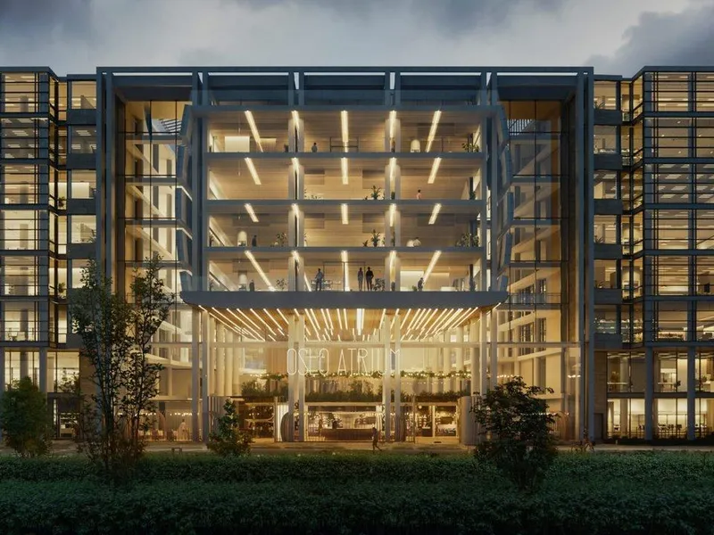 Oslo Atrium fasade