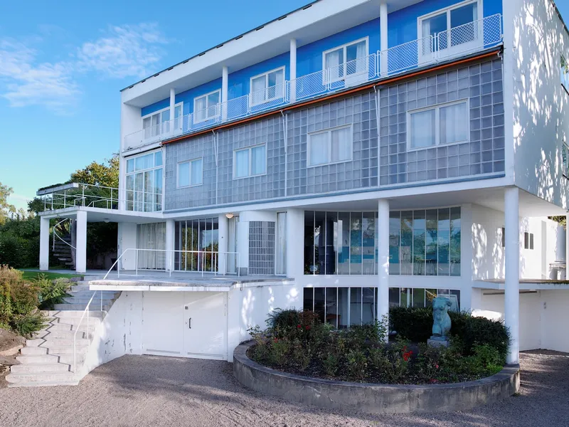 Villa Stenersen i Oslo sett utenfra