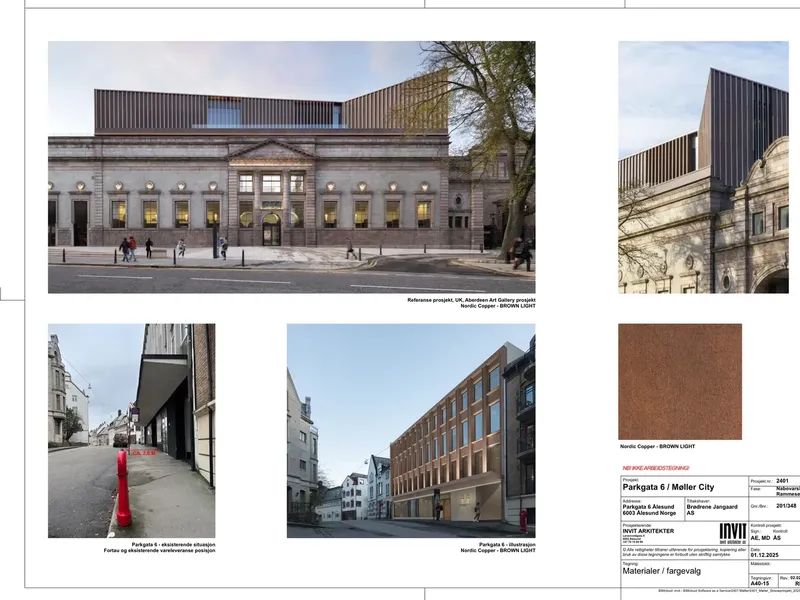 Fasade fra byggesøknad