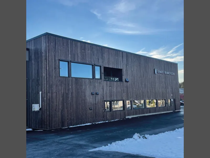 Rennebu brannstasjon. Foto: B&B Entreprenør