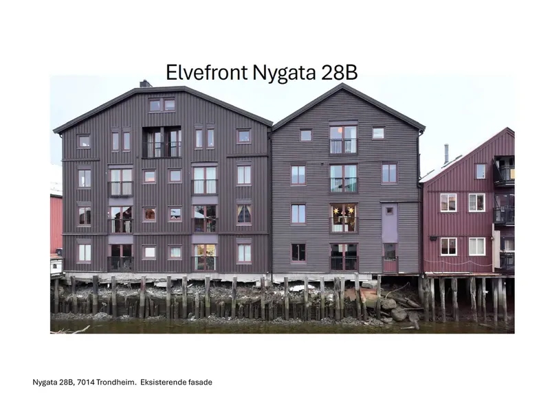 Fasade fra byggesøknad