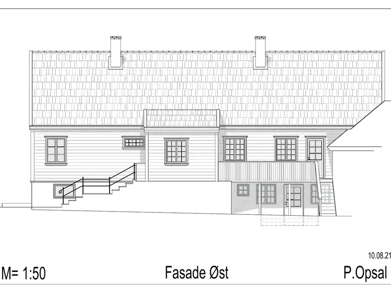 Fasade fra byggesøknad