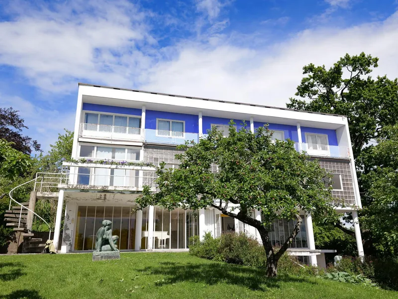 Det vil foregå arbeider på Villa Stenersen i Tuengen allé 10 C i sommer. Foto: Statsbygg.