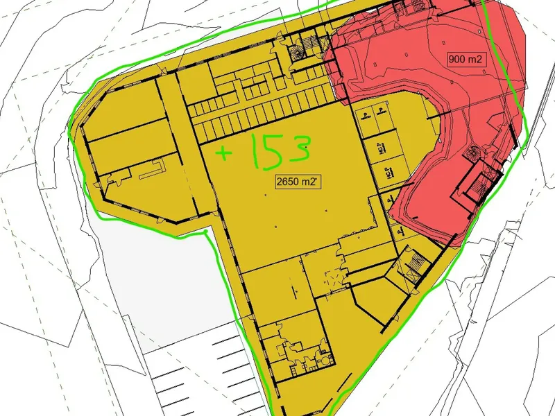Fasade fra byggesøknad