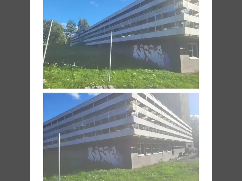Fasade fra byggesøknad