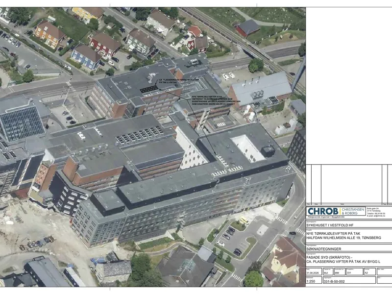 Fasade fra byggesøknad