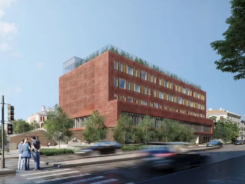 Ruseløkka skole. Illustrasjon: GASA arkitektkontor