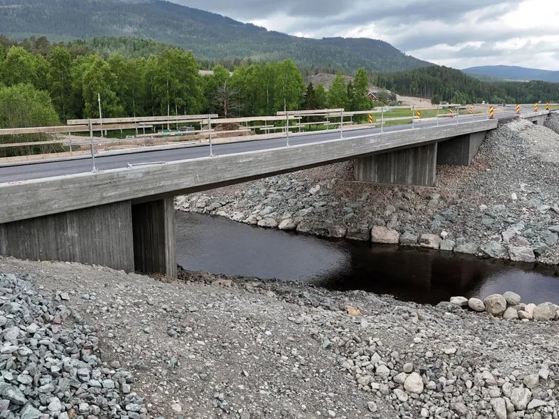 Riksvei 3 Evenstad - Imsroa sør.. Foto: Statens vegvesen