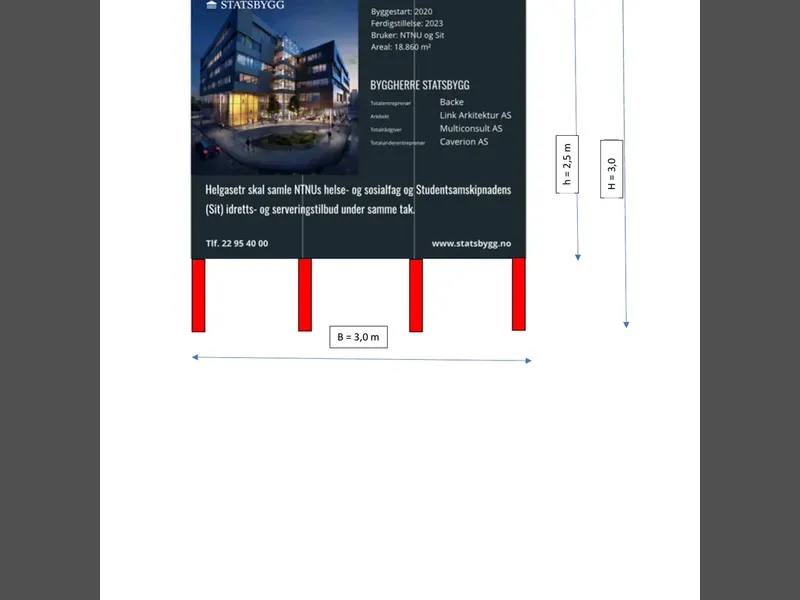 Fasade fra byggesøknad