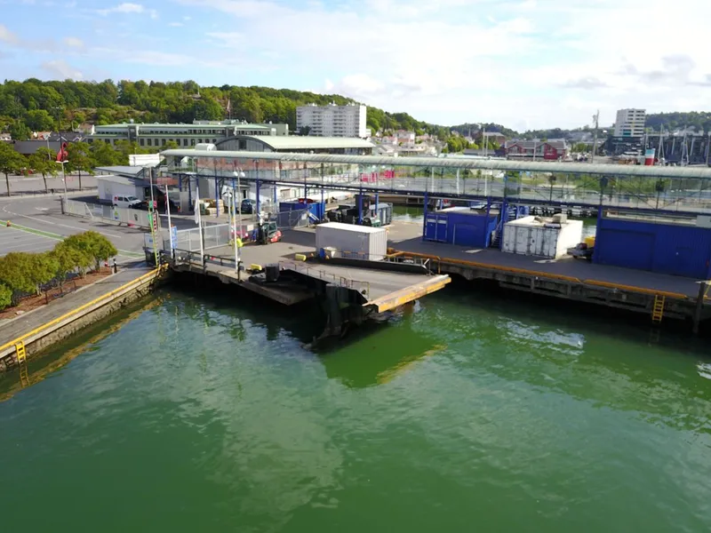 ALTi Bygg og Anlegg skal bygge og installere ny linkspan for fergetrafikken fra Sandefjord. Foto: NRC Group