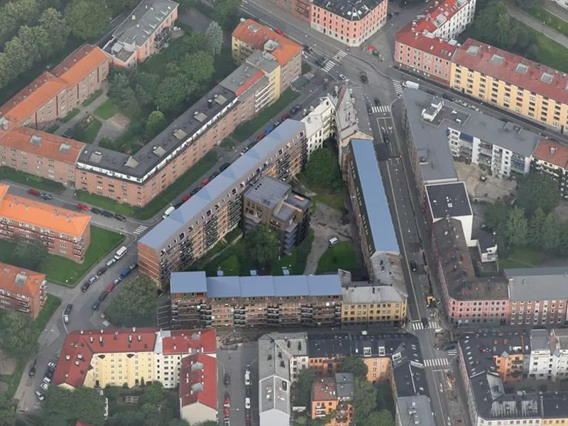 AF Gruppen har inngått avtale med Fredensborg Bolig om bygging av 38 leiligheter på Grünerløkka i Oslo sentrum. Ill. Derlick Arkitekter