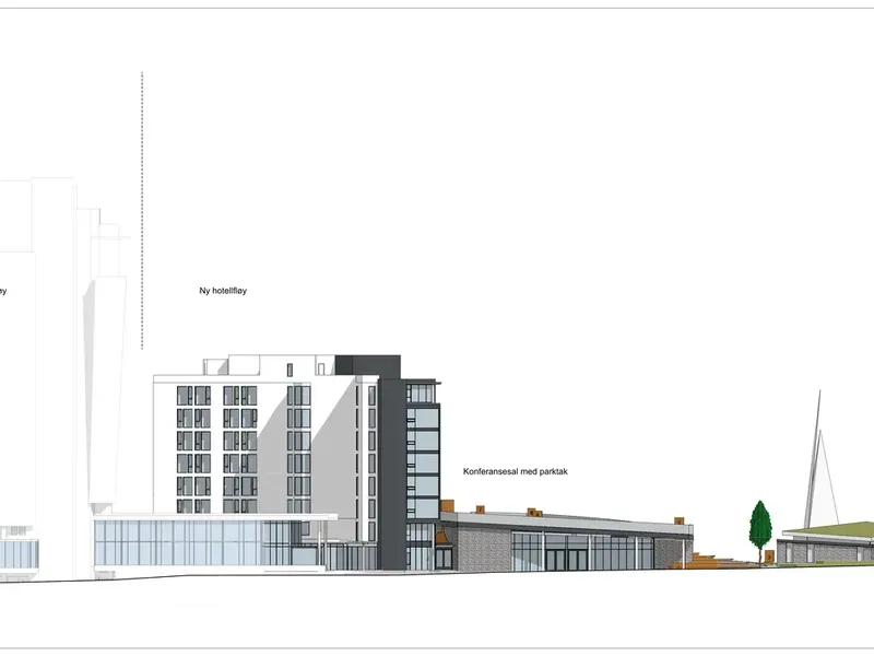 Fasade fra byggesøknad