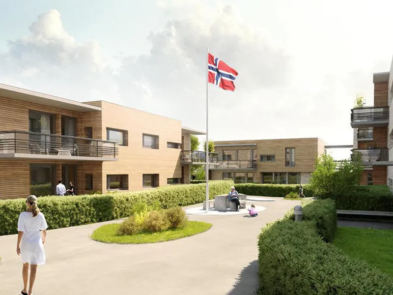 NTI utførte sanitæranlegg, varmeanlegg, sprinkleranlegg, ventilasjonsanlegg, geoenergi m/brønnpark og energisentral for varme.