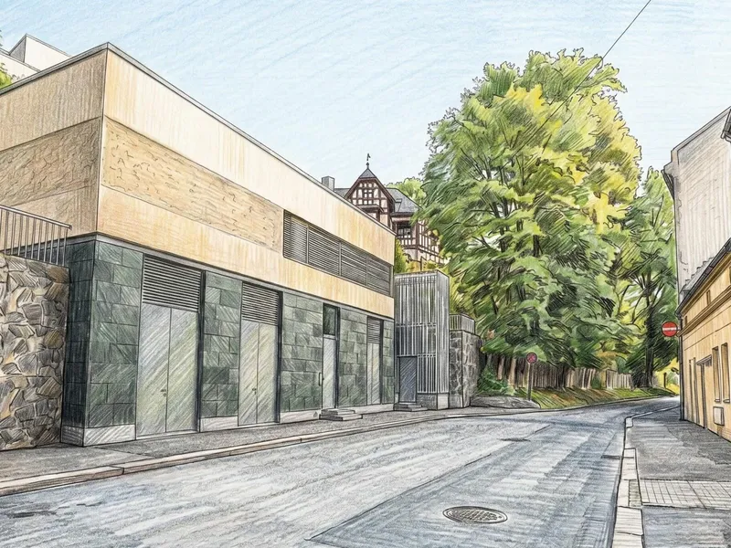 Ny strømforsyningsstasjon skal bygges på Frogner,Skisse: Sporveien.