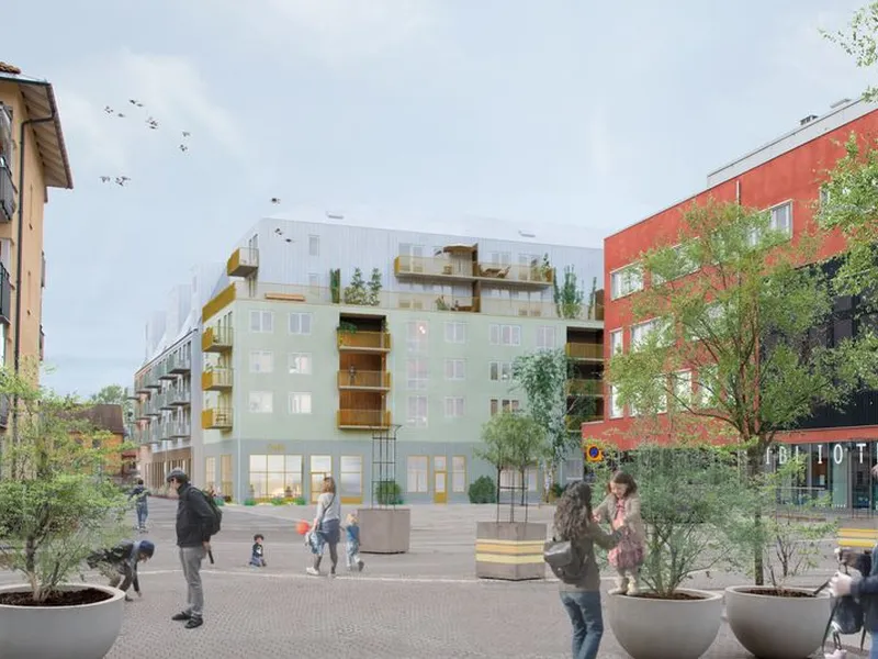 HMB Construction, datterselskap i AF Gruppen, skal bygge nye boliger sentralt i Knivsta sør for Uppsala, på oppdrag fra Genova og Redito.