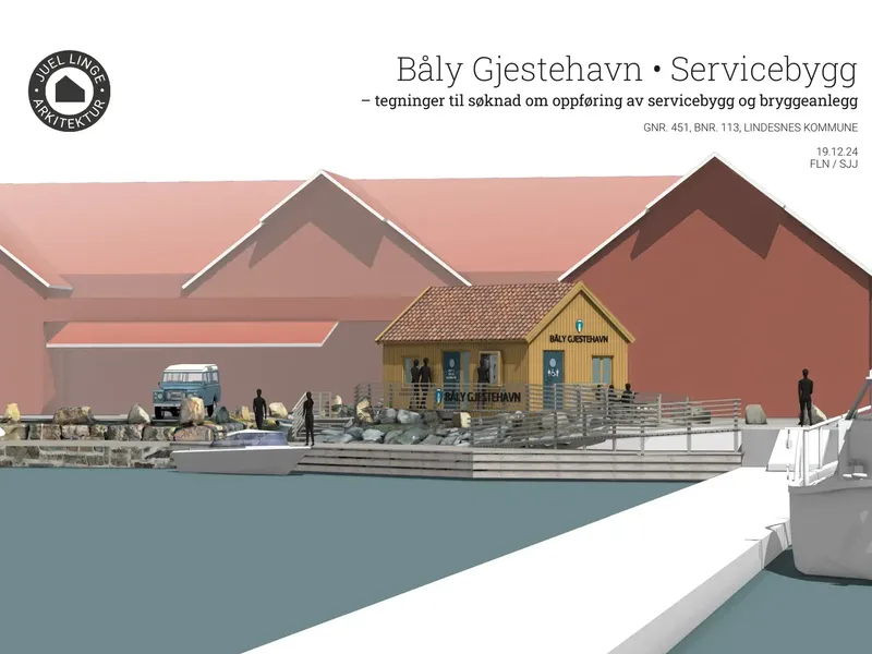 Fasade fra byggesøknad