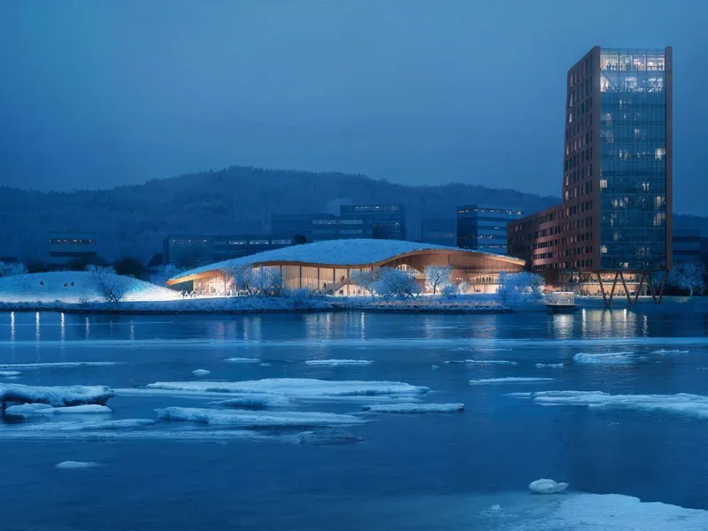 Illustrasjon fra arkitekt.