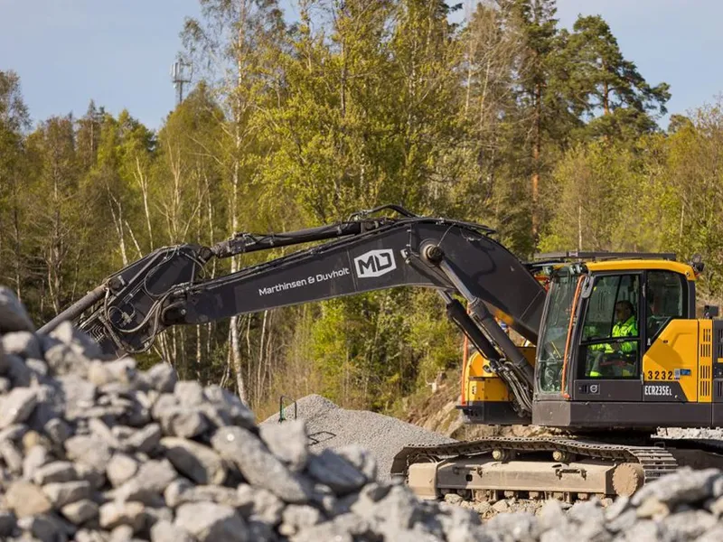 Prosjektet gjennomføres i utførelsesentreprise, og i et arbeidsfellesskap mellom Skanska Norge og vårt heleide datterselskap Marthinsen & Duvholt. Foto: Skanska