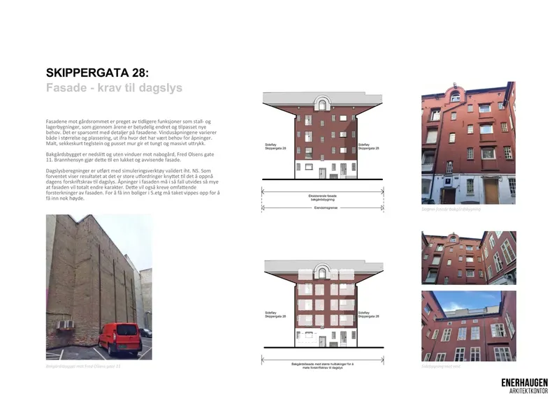 Fasade fra byggesøknad