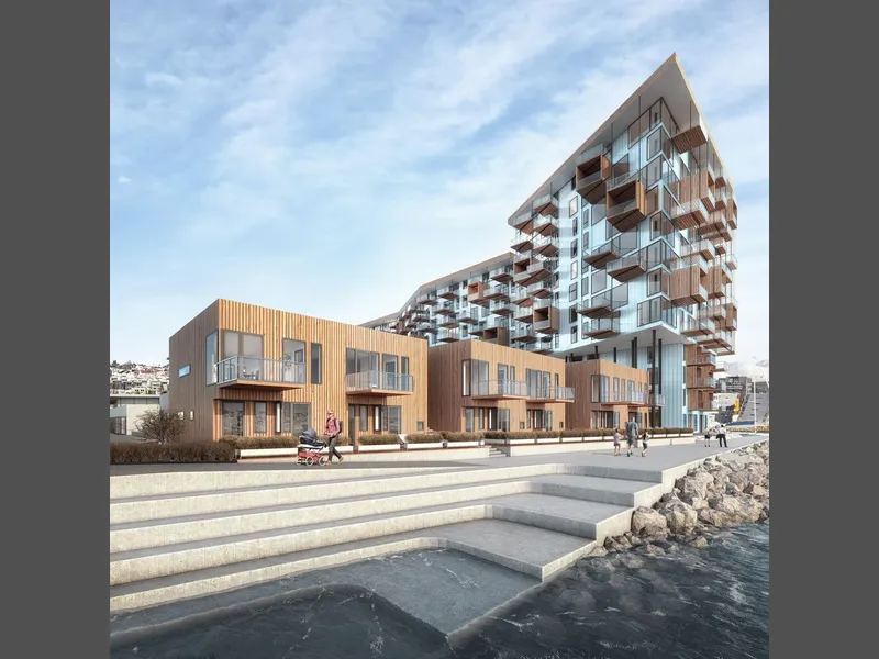 Skir, Tromsø. Illustrasjon: Peab.