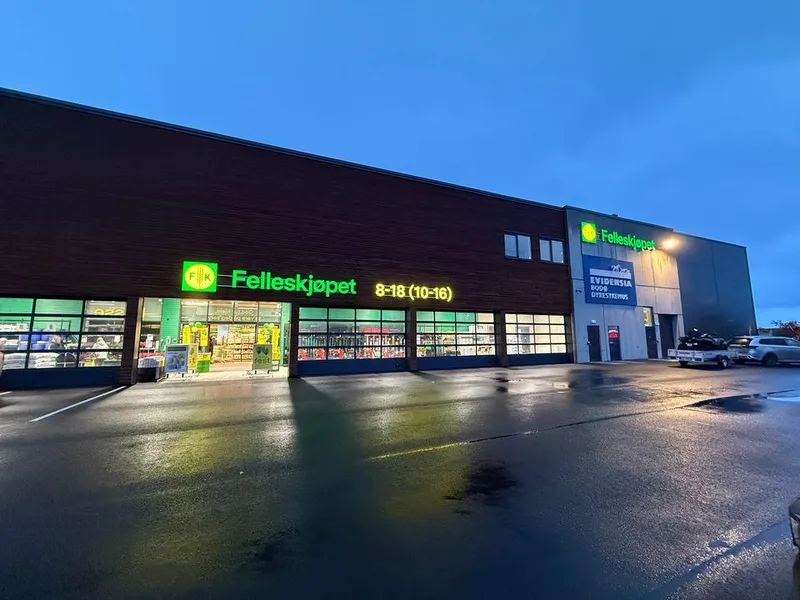 Felleskjøpet har etablert den nye butikken i helt nye lokaler på Hunstad utenfor Bodø sentrum.