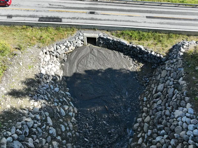 Skredsikring rv. 15, Dårflot, Oppstryn.